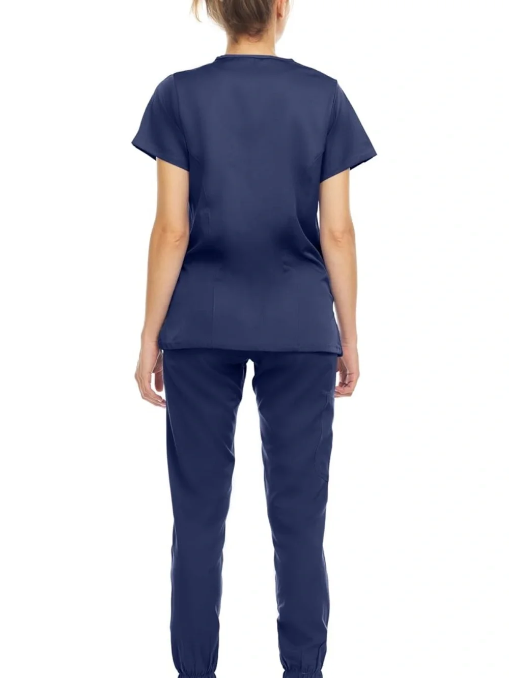 Women’s V-Neck Scrub Set - Navy
